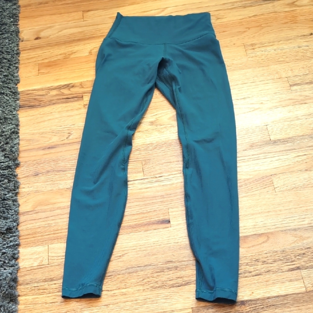 Lululemon Align Ribbed 28" Turquoise
